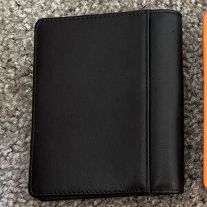 Black Leather Key & Card Holder
